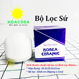 Nấm Sứ Bình Lọc Nước  Matsu Duy Tân ( Cột Lọc Sứ) - HÀNG CHÍNH HÃNG, ,Đồ Gia Dụng Hoacosa.