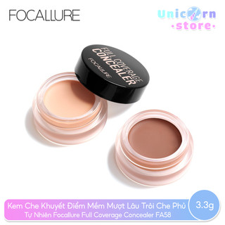 Kem Che Khuyết Điểm Mềm Mượt Lâu Trôi Che Phủ Tự Nhiên Focallure Full Coverage Concealer FA58