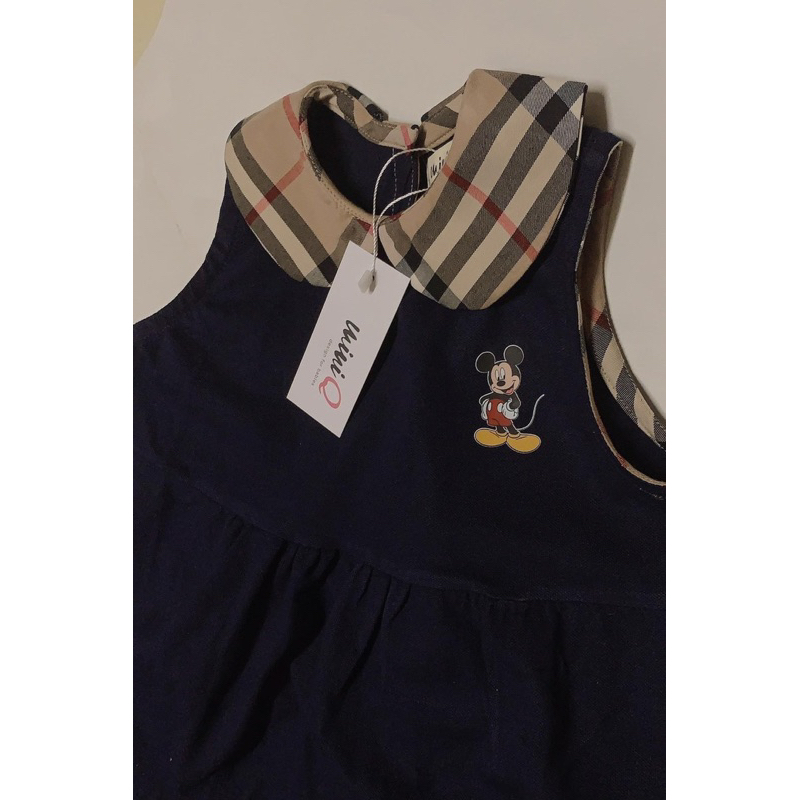 TIỆM MAY NHỎ - Váy cotton phối cổ BBR