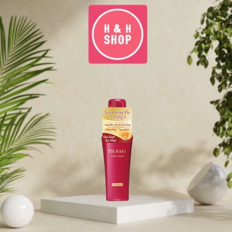 Sữa dưỡng tóc chống nắng và phục hồi hư tổn Tsubaki 100ml
