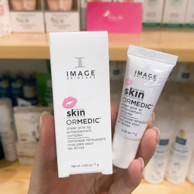 Son dưỡng môi hồng tự nhiên Image Ormedic Sheer Pink Lip Enhance Complex