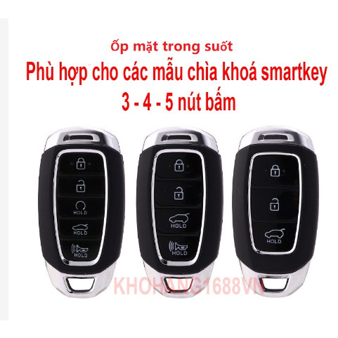 Ốp chìa khóa Hợp kim cao cấp  Hyundai Accent, Kona, Santafe, Elantra 2023