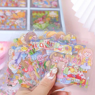 1 tấm dán trang trí sticker trang trí sticker dán giấy đồ dùng phong cách hàn quốc dễ thương