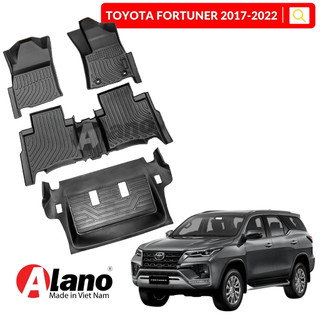 Thảm lót sàn xe ô tô toyota fortuner 2017-2022 - chất liệu tpe cao cấp - nhãn hiệu alano