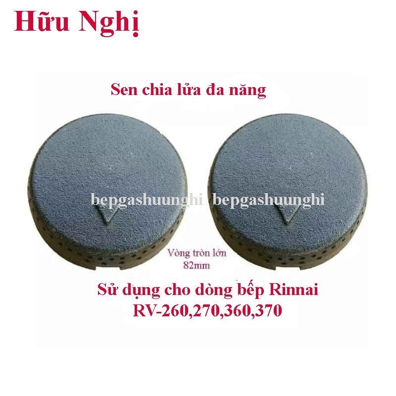 Mâm sen chia lửa bếp ga rinnai RV - 260,270,360,370