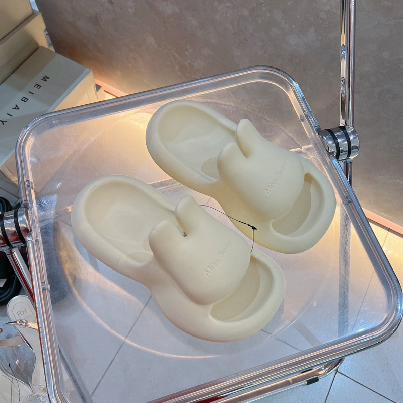 DÉP NHỰA ĐÚC THỎ XỊN ĐI ÊM KHÔNG BỊ XẸP CHÍNH HÃNG LOẠI 1 NỘI ĐỊA TRUNG D2202 D2203