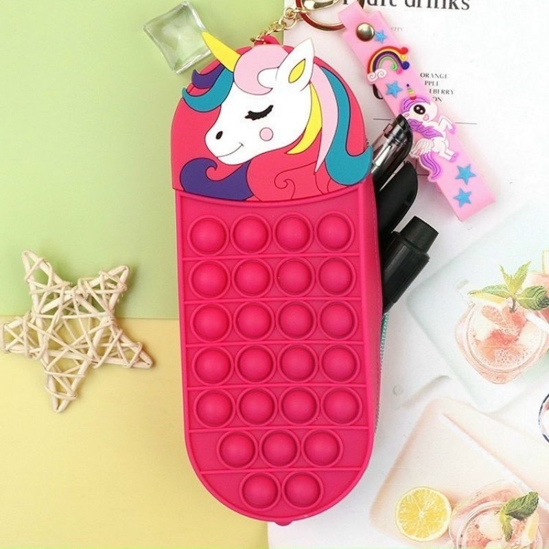 Hộp đựng bút Pop it nhiều màu