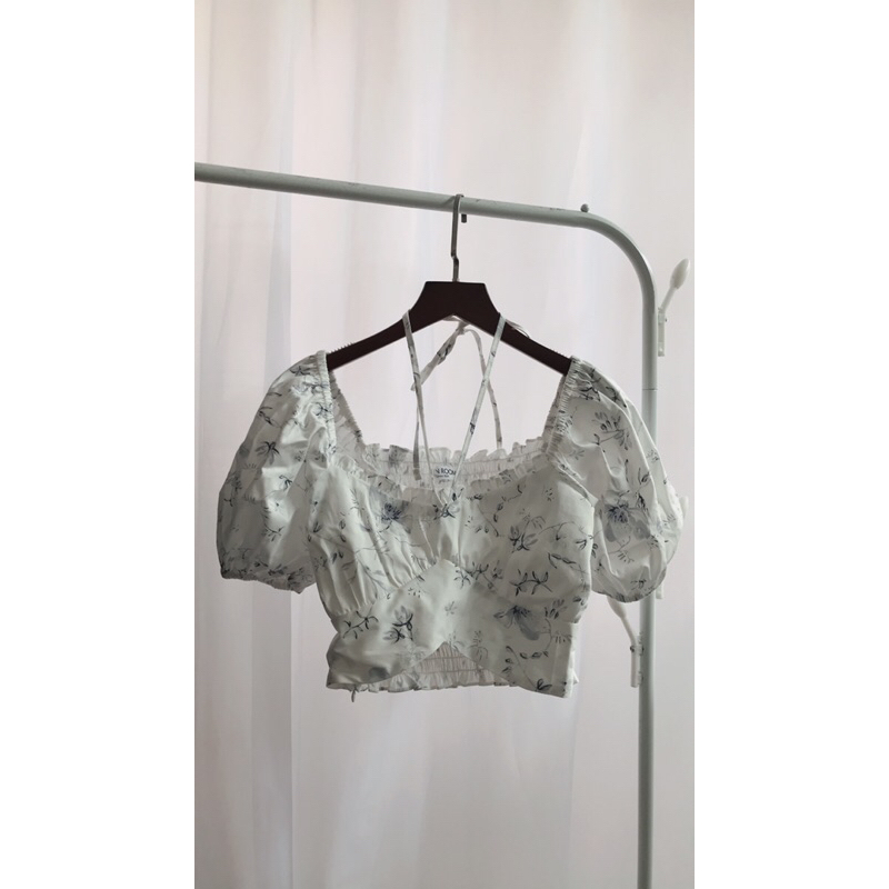 Áo croptop nữ hoa nhí siêu xinh Flora Top
