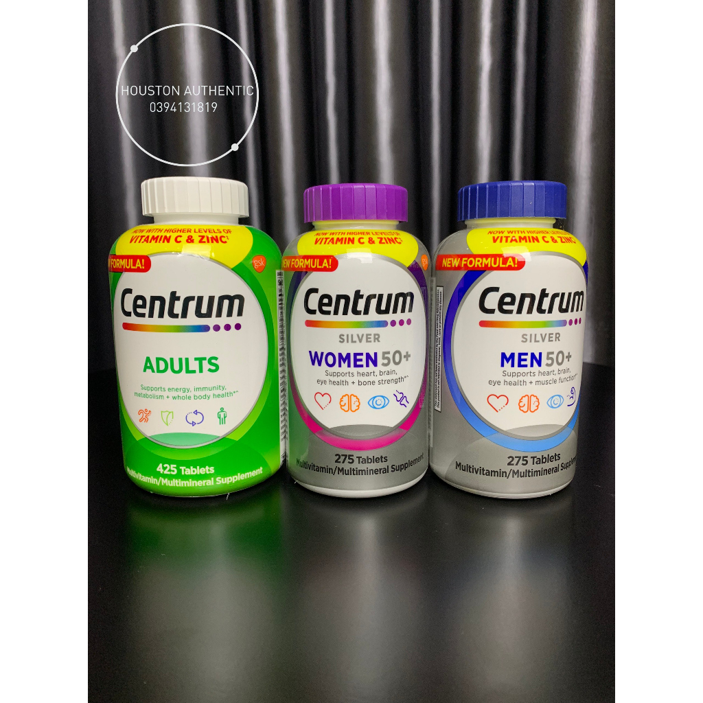 Viên uống Vitamin tổng hợp Centrum Newlock cho nam và nữ trên 50 tuổi _ Live mua hàng tại Mỹ