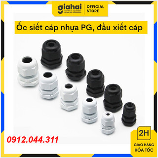 Ốc siết cáp nhựa pg, đầu xiết cáp , nút xiết pg tbd59