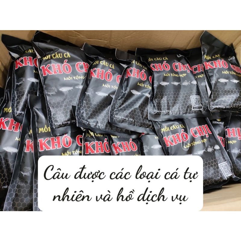 Cám câu cá Khó Chịu đen 250g