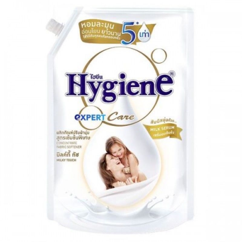 🔥HÀNG NHẬP CHÍNH HÃNG🔥Nước xả vải Hygiene Thái Lan màu trắng 1300ml - 1L3 mềm vải an toàn cho bé