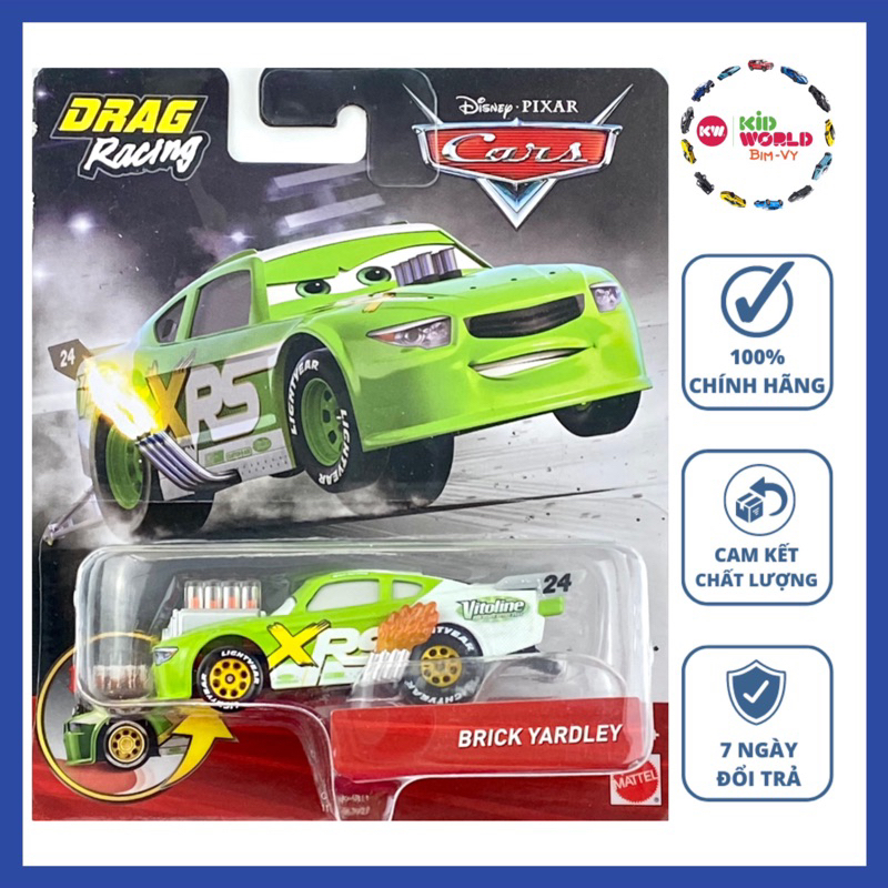 Xe mô hình Disney Cars Mcqueen Brick Yardley GFV40. Tỷ lệ 1:55.