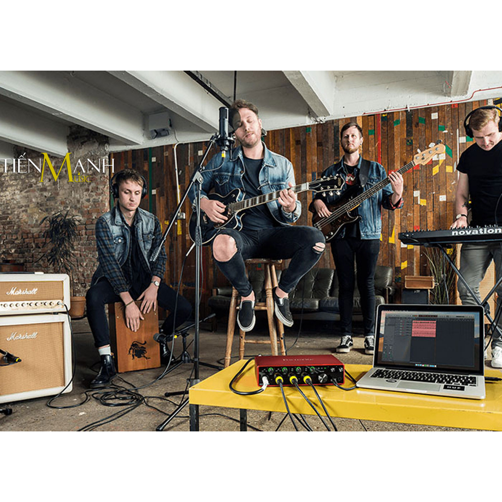 Focusrite Scarlett 18i8 Gen 3 Sound Card Âm Thanh - Focus USB Audio Interface SoundCard