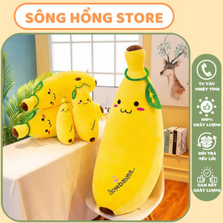 Gối Ôm Hình Quả Chuối Dài 40cm - Gấu Bông Chuối Cute Giá Rẻ