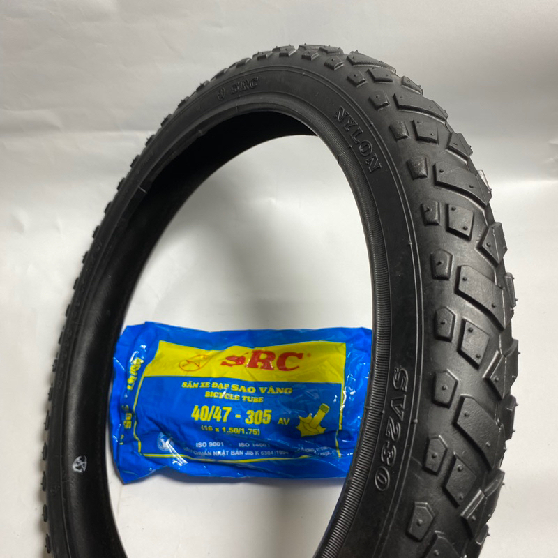 Combo săm lốp  xe đạp trẻ em 16x1.75