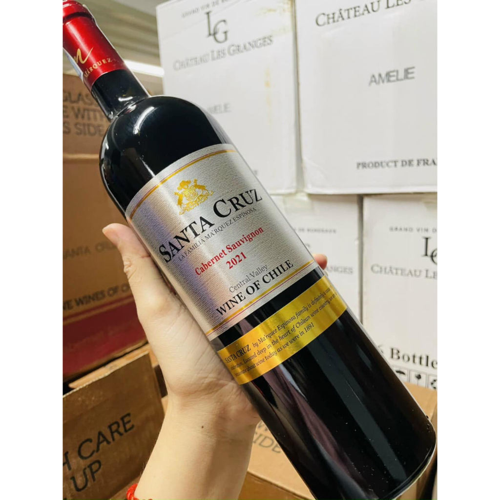 Rượu vang Chi Lê SANTA CRUZ 13,5%