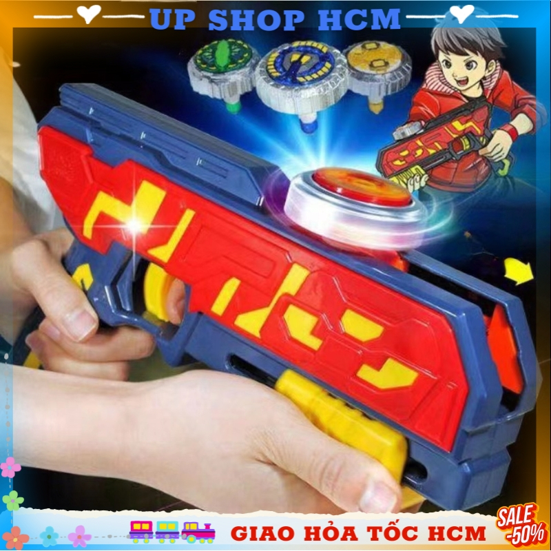 Đồ chơi súng bắn con quay thần quang mạnh mẽ siêu hot cho bé