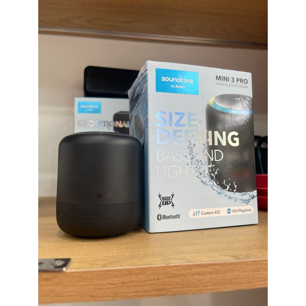 Loa Bluetooth ANKER SOUNDCORE Mini 3 Pro 6W Chơi nhạc 15h - Chống nước IPX7 - Công nghệ Partycast