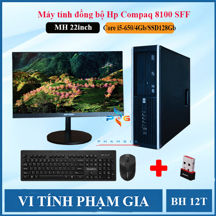 Máy tính đồng bộ Hp core i5 650/ram 4Gb/HDD 500Gb, Màn hình 19inch New | BigBuy360 - bigbuy360.vn