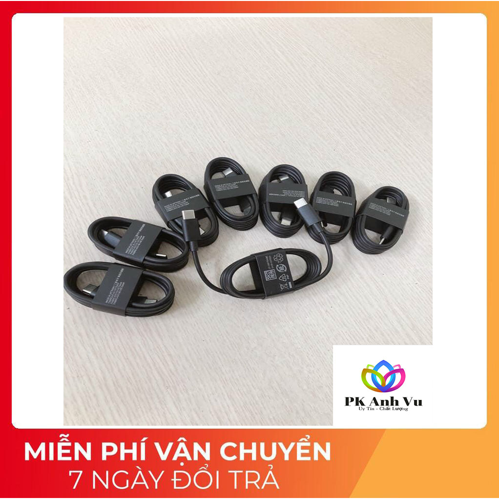Cáp Samsung 2 đầu TYPE C cho S22 5G, Note 10,chuẩn zin chính hãng.
