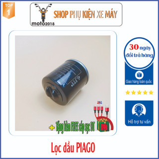 Lọc dầu xe máy - Lọc dầu xe PIAGGIO - M294 - [Tặng cáp sạc 3in1]