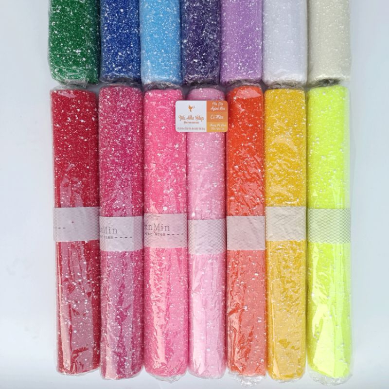 Lưới tuyết gói hoa, gói quà 1 cuộn 3.5 mét