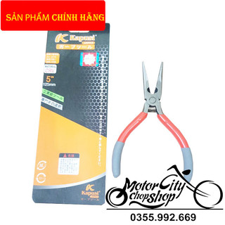 Kèm, kìm mỏ nhọn KAPUSI 5 inch JAPAN