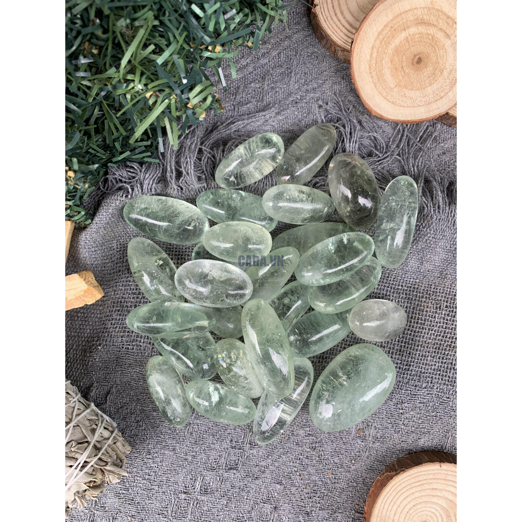 Tumble Prasiolite | Đá trang trí, sưu tầm, healing | CADA DECOR