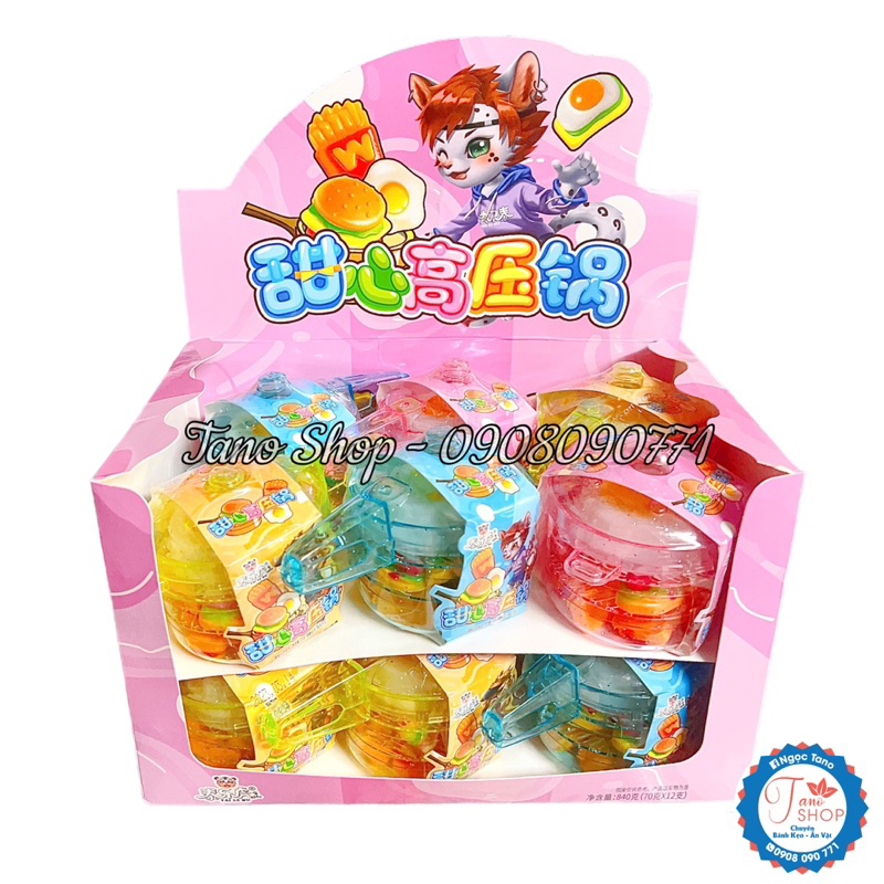 Một set kẹo dẻo thạch ốp la nồi áp suất cho bé - Hongkong, ăn vặt ngon rẻ TaNo
