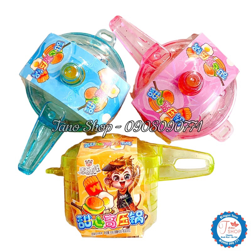 Một set kẹo dẻo thạch ốp la nồi áp suất cho bé - Hongkong, ăn vặt ngon rẻ TaNo