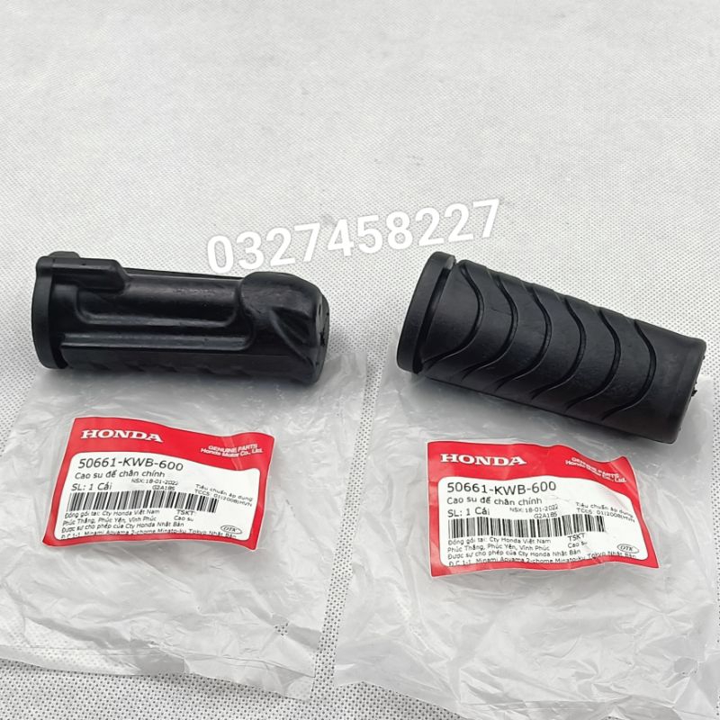 Cặp cao su gác chân giữa WAVE A, RS, RSX, Blade, FUTURE, ...zin