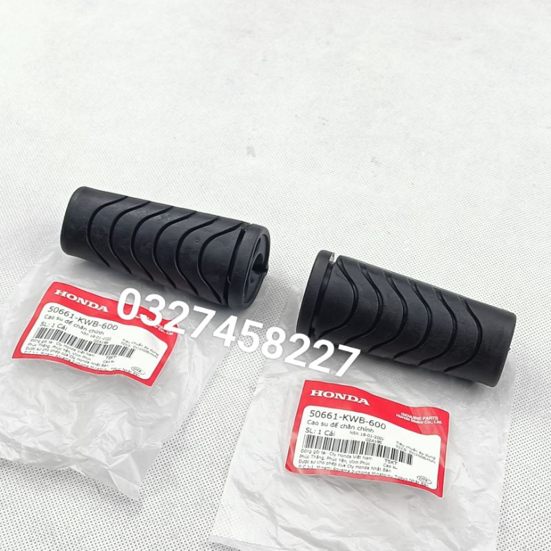 Cặp cao su gác chân giữa WAVE A, RS, RSX, Blade, FUTURE, ...zin