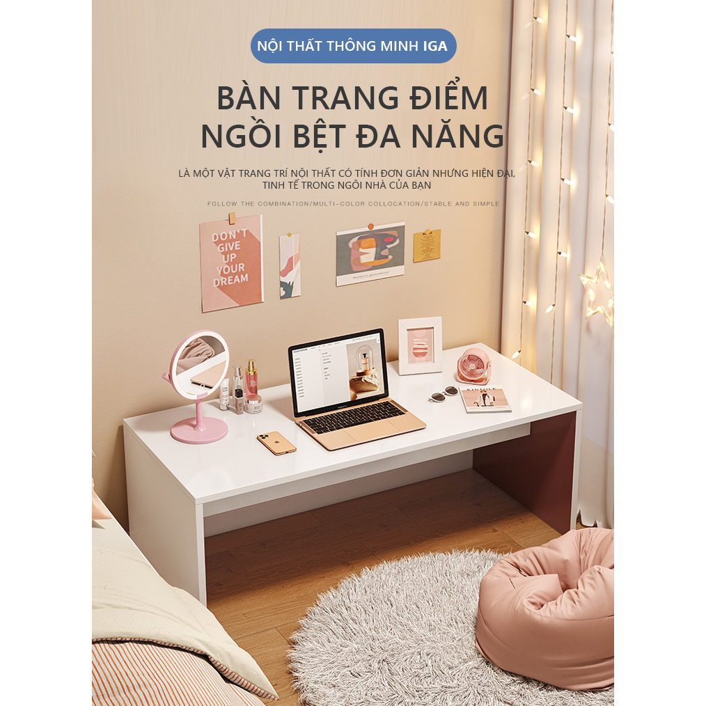 Bàn trang điểm ngồi bệt mini đa năng thương hiệu ILUMIA - IP147