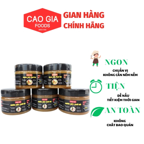 Combo Nước Sốt Phở Cao Gia 3 bò, 2 gà "Được trợ giá"