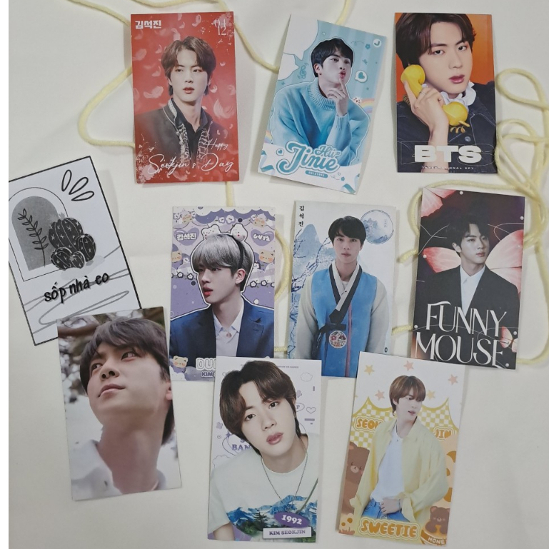 CARD DES BTS 1 CÁI, CUP VÀ TICKET, BÙA TRÚNG CARD BIAS SIÊU XINH | CÁC THÀNH VIÊN BTS| MUA TRÊN 5C