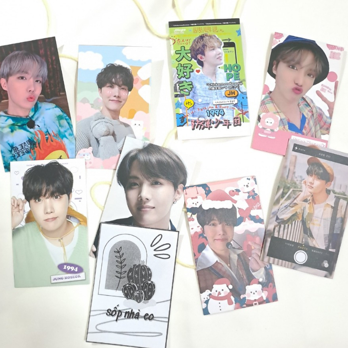 CARD DES BTS 1 CÁI, CUP VÀ TICKET, BÙA TRÚNG CARD BIAS SIÊU XINH | CÁC THÀNH VIÊN BTS| MUA TRÊN 5C