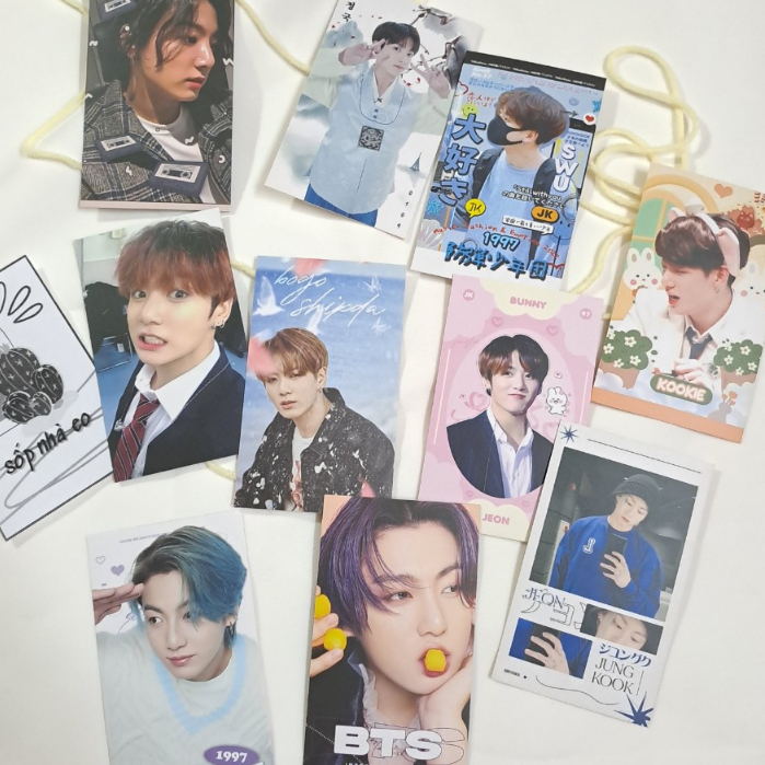 CARD DES BTS 1 CÁI, CUP VÀ TICKET, BÙA TRÚNG CARD BIAS SIÊU XINH | CÁC THÀNH VIÊN BTS| MUA TRÊN 5C