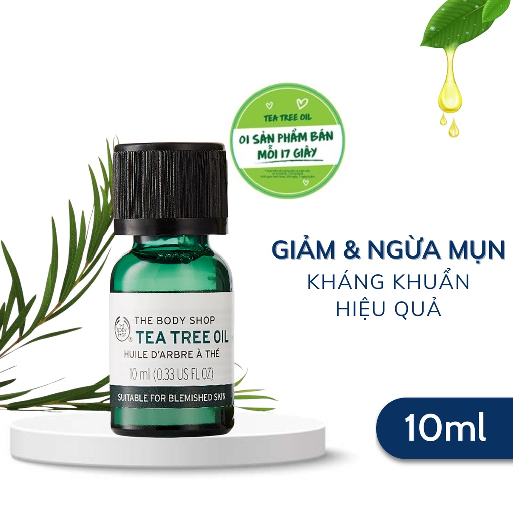 Tinh Dầu Tràm Trà Chấm Mụn The Body Shop Tea Tree Oil 10ml