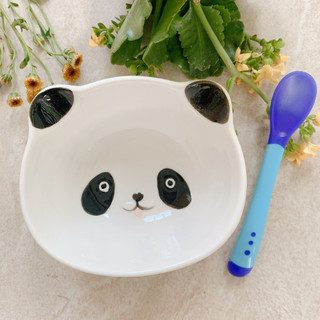 Bát sứ ăn dặm hình gấu trúc