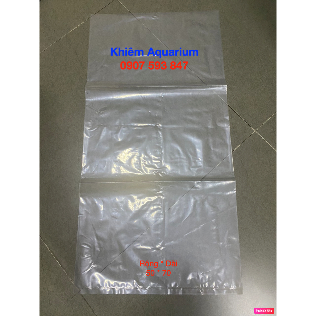 Bao đóng cá cảnh, guppy, cá vàng, Koi nhiều kích thước