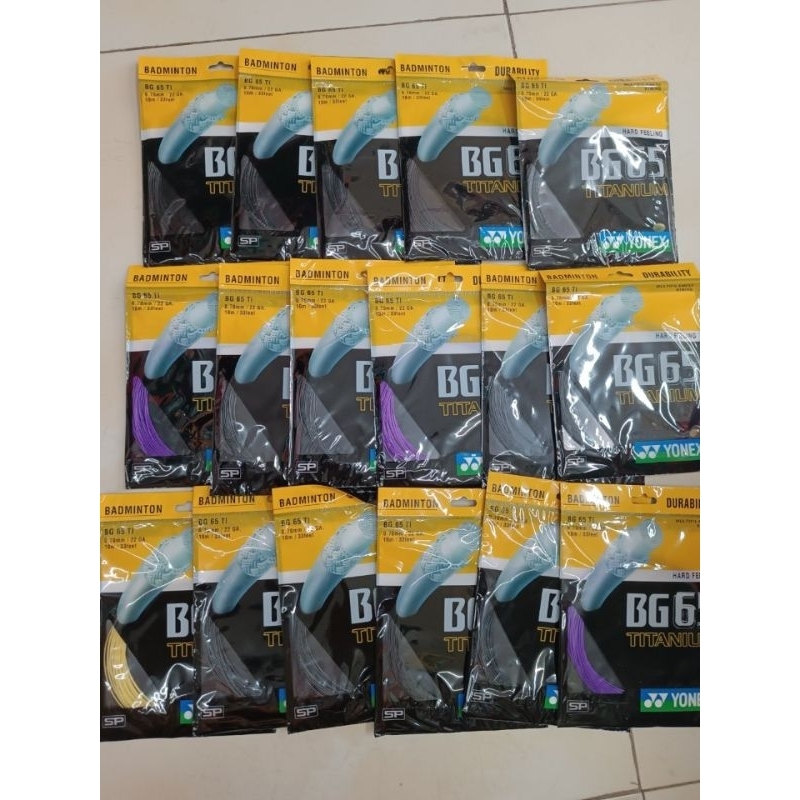 dây đan vợt cầu lông yonex BG65