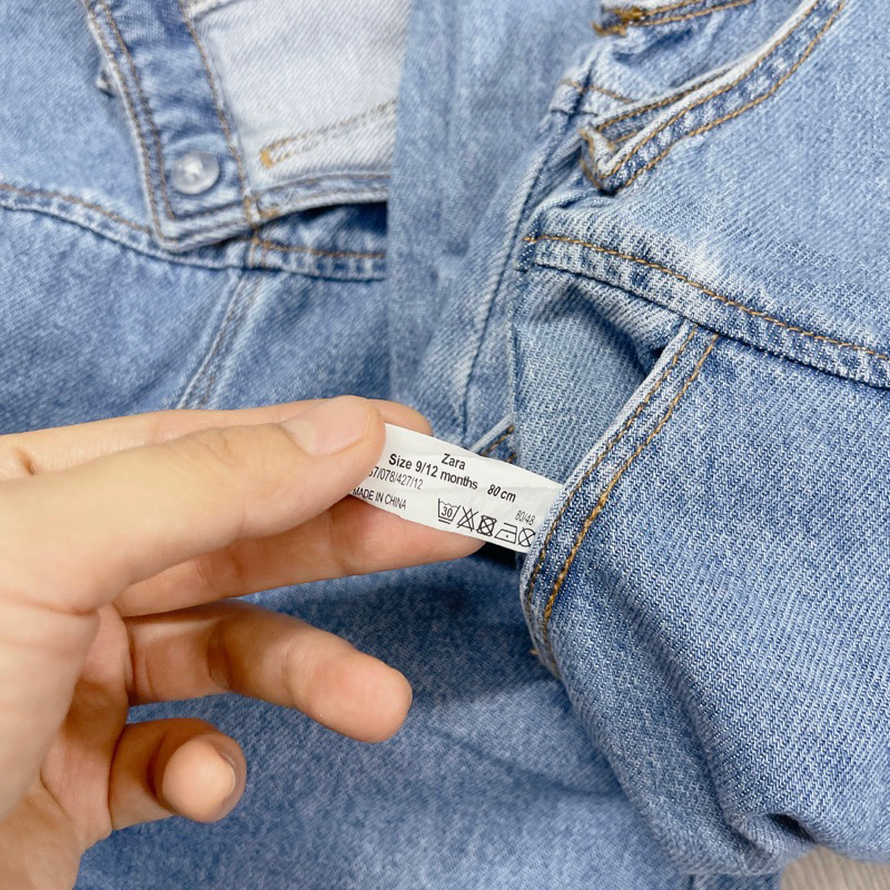 XD- Quần yếm size 9/12m-4/5y