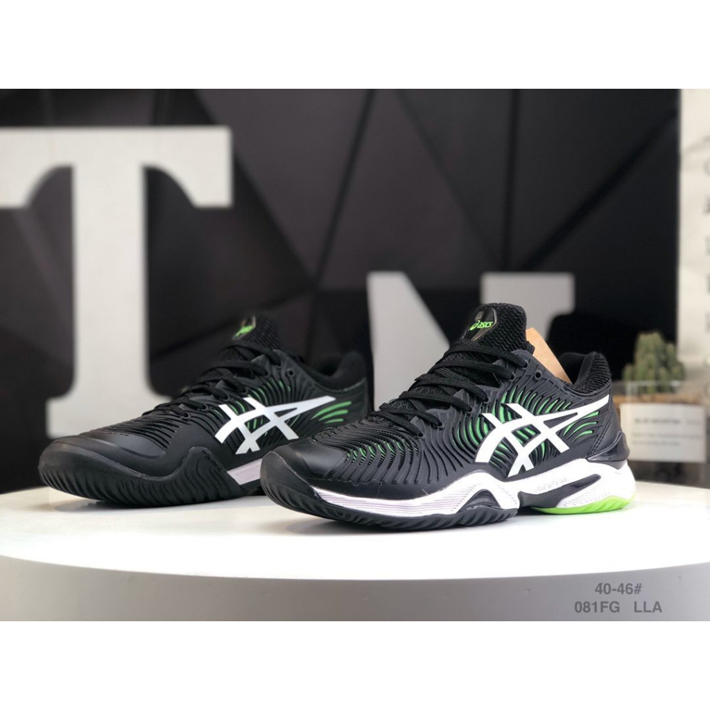 Giày Tennis Nam - A.s.i.c.$ tennis court FF2 novak - Size 40 40.5 41.5 42 42.5 43.5 44 45