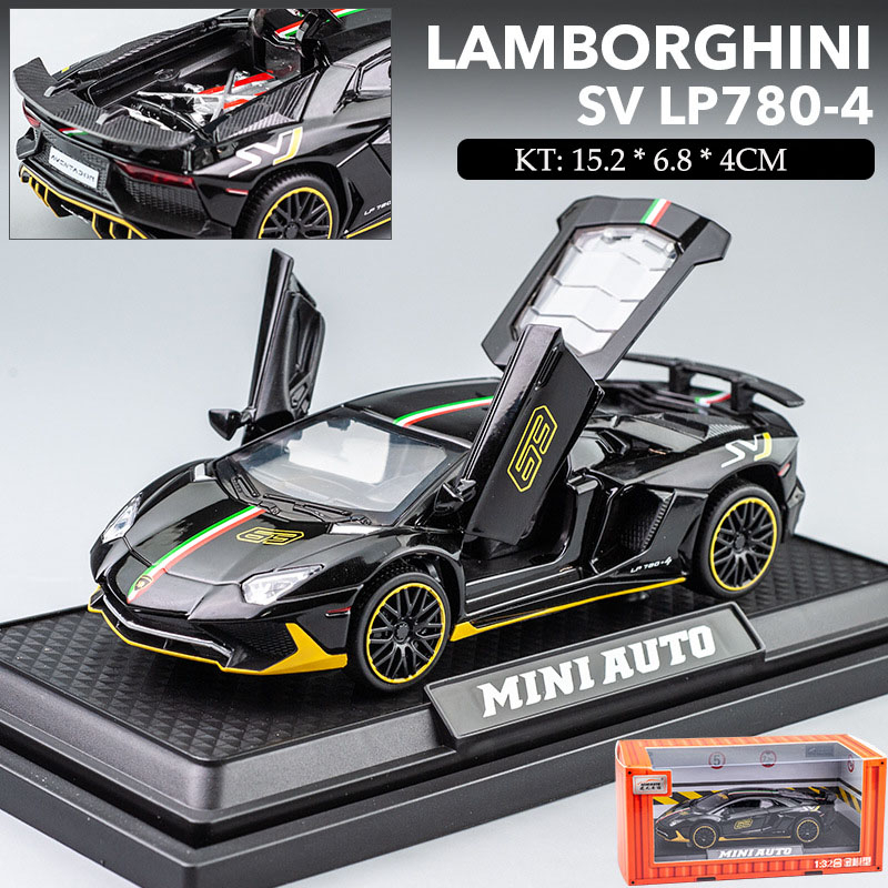 Mô Hình Decor Xe Lamborghini 780 Cao Cấp Thiết Kế Tinh Sảo Tỷ Lệ 1:32 15 Cm