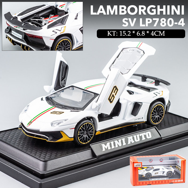 Mô Hình Decor Xe Lamborghini 780 Cao Cấp Thiết Kế Tinh Sảo Tỷ Lệ 1:32 15 Cm