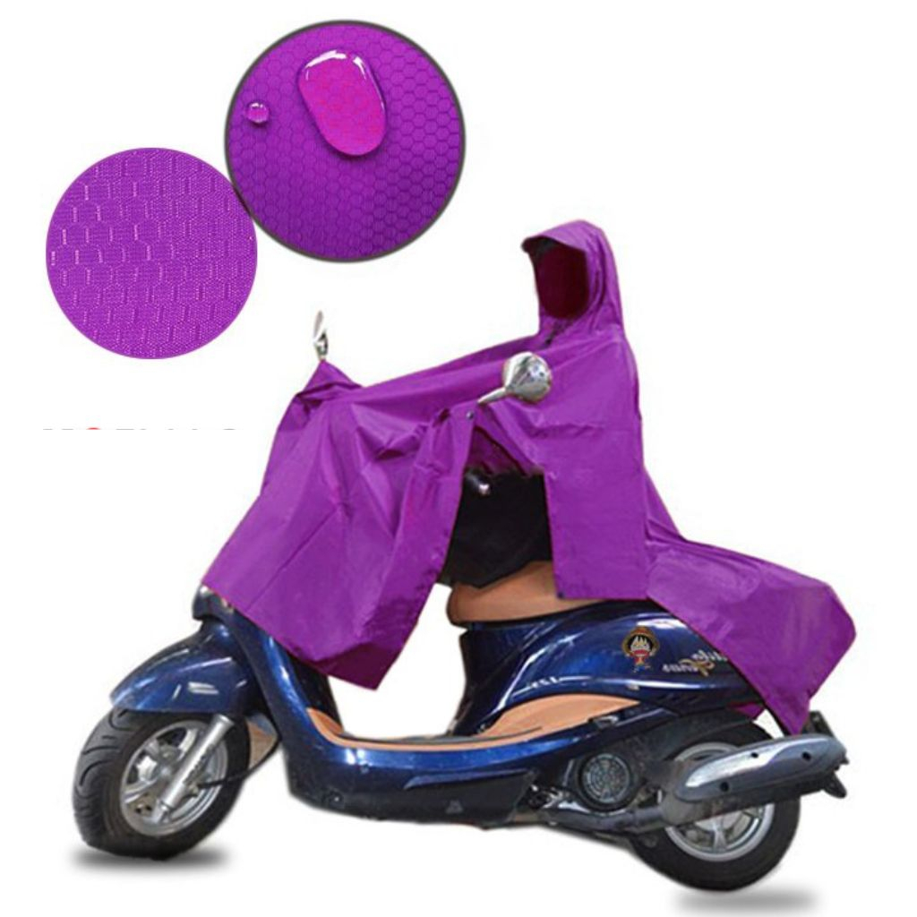 Áo Mưa Người Lớn Siêu Chống Thấm Vải Dù Da Cá Xẻ Tà Cánh Dơi Cao Cấp Siêu Bền