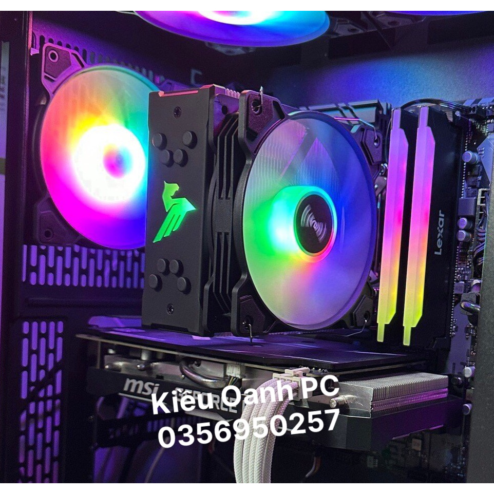 Tản Nhiệt Khí, Fan CPU TOMATO AM6300 Led RGB , Hàng chính hãng