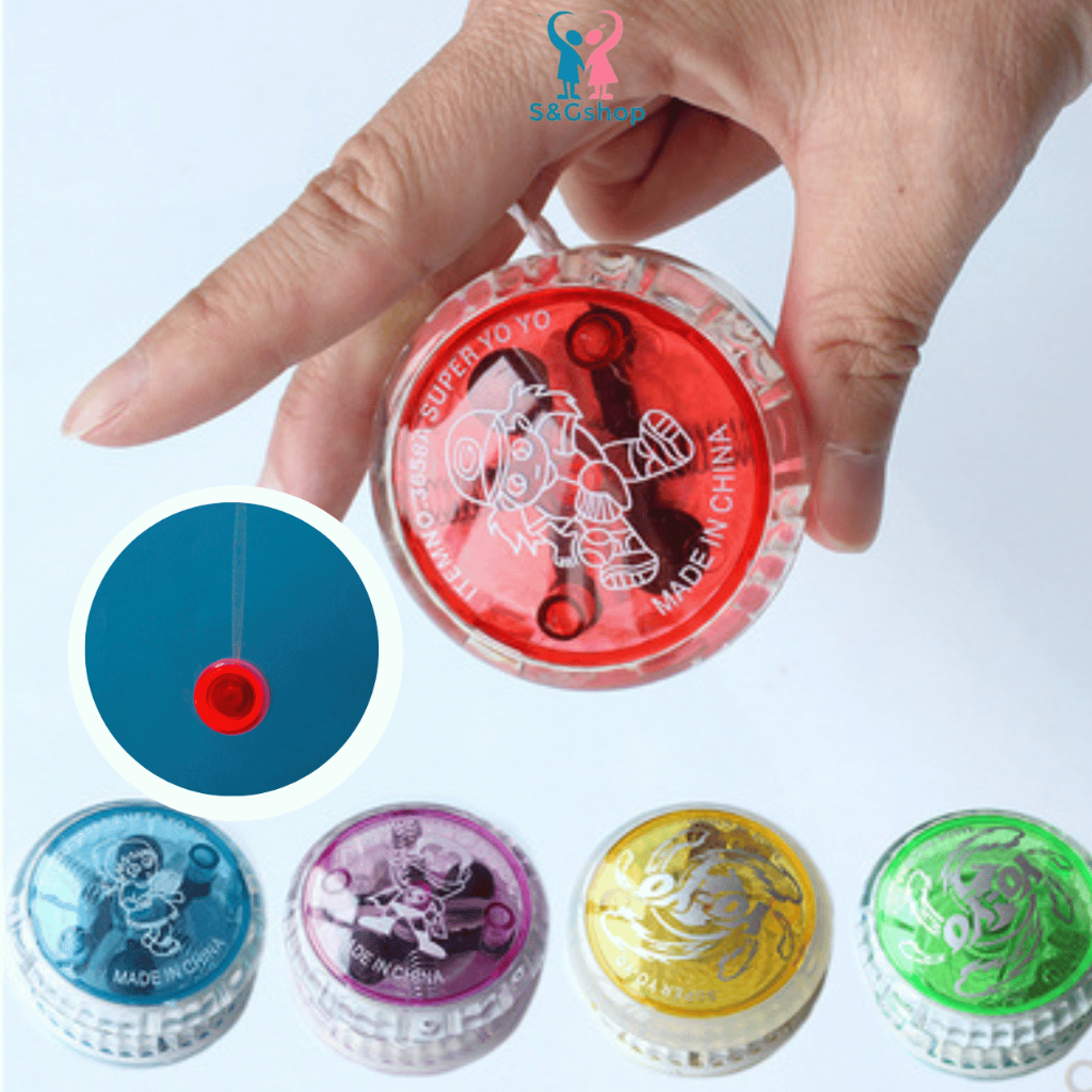 Đồ chơi con quay yoyo có đèn cho bé nhiều mẫu ngẫu nhiên
