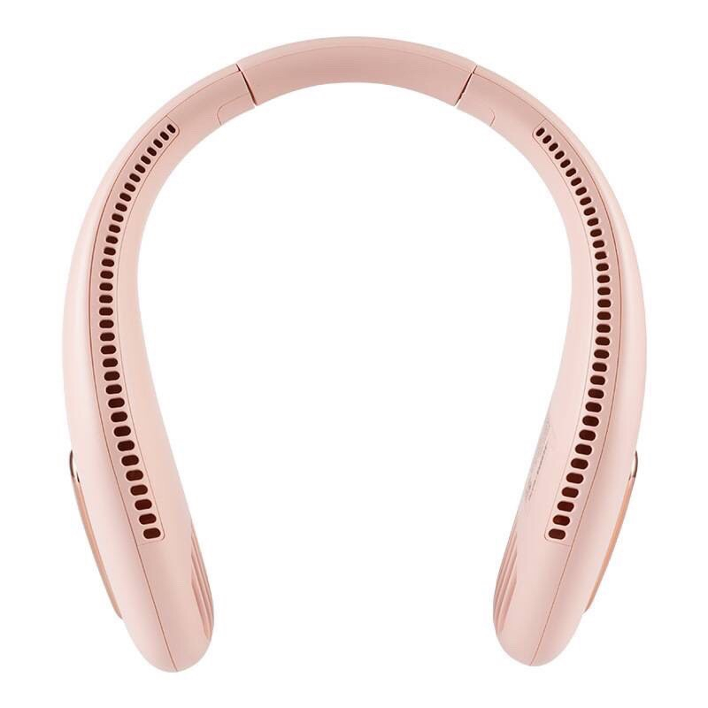 Quạt Đeo Cổ Mini, Quạt Không Cánh USB Tích Điện Tiện Lợi, Thời Trang, Dáng Thể Thao Hàng Nội Địa